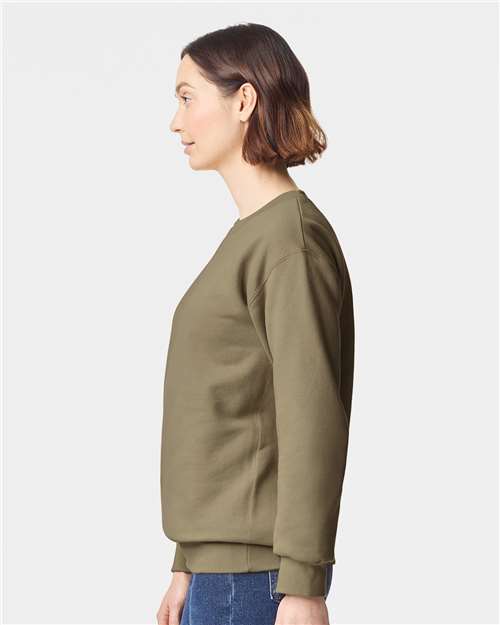 Gildan 19000 Unisex Hammer? Maxweight Crewneck Sweatshirt - Side view