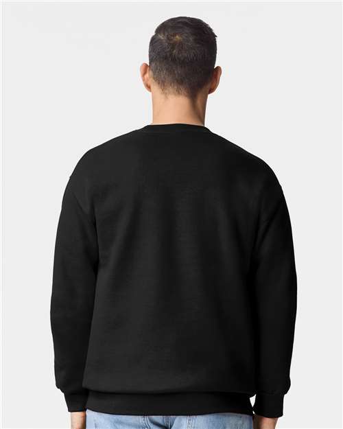 Gildan 19000 Unisex Hammer? Maxweight Crewneck Sweatshirt - Back view