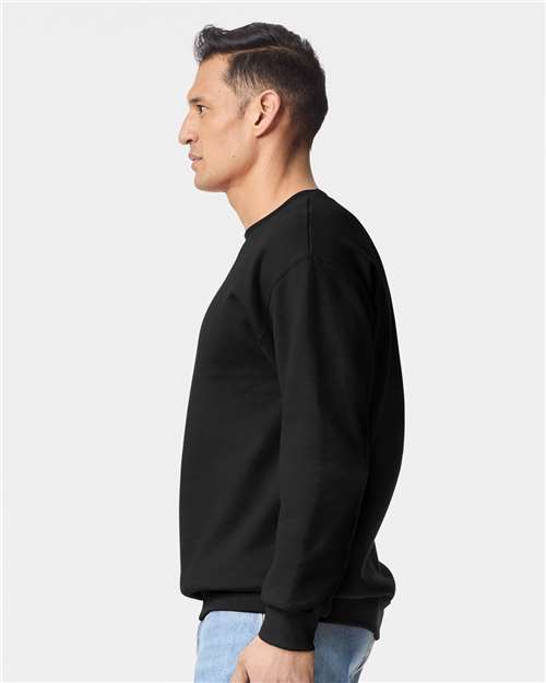 Gildan 19000 Unisex Hammer? Maxweight Crewneck Sweatshirt - Side view