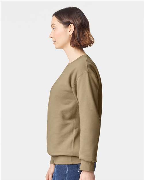 Gildan 19000 Unisex Hammer? Maxweight Crewneck Sweatshirt - Side view