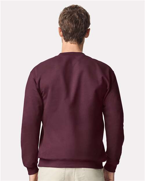 Gildan SF008 Unisex Softstyle? Midweight Quarter-Zip Sweatshirt - Back view