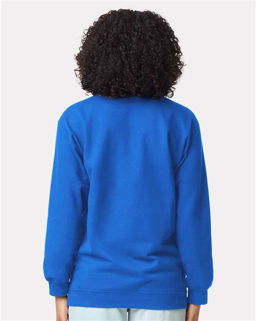 Gildan SF008 Unisex Softstyle? Midweight Quarter-Zip Sweatshirt - Back view