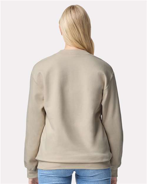 Gildan SF008 Unisex Softstyle? Midweight Quarter-Zip Sweatshirt - Back view