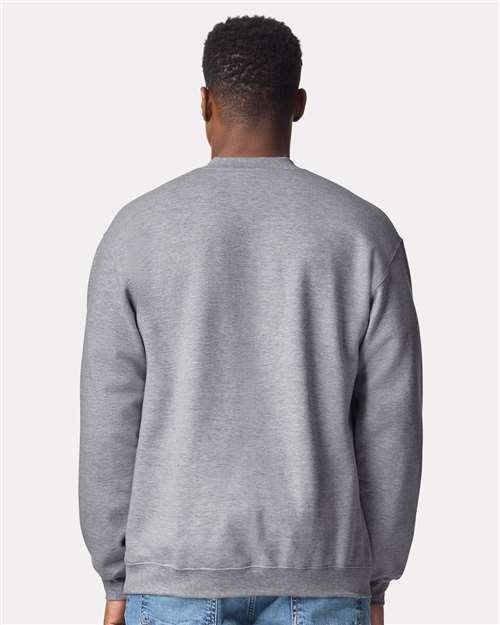 Gildan SF008 Unisex Softstyle? Midweight Quarter-Zip Sweatshirt - Back view