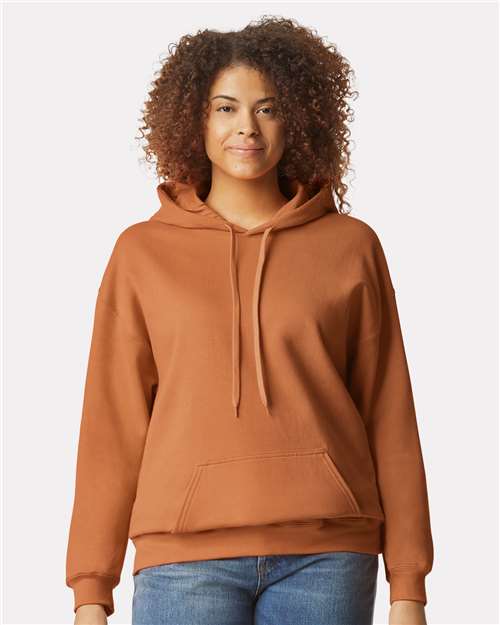 Gildan SF500 Unisex Softstyle? Midweight Hooded Sweatshirt - Front view