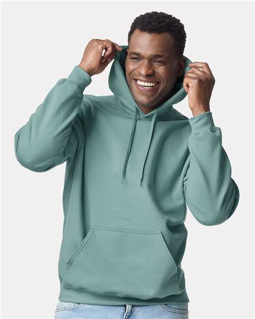Gildan SF500 Unisex Softstyle? Midweight Hooded Sweatshirt - Front view