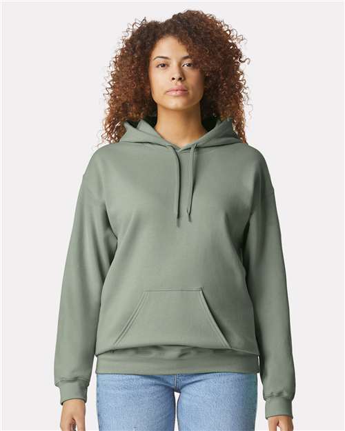 Gildan SF500 Unisex Softstyle? Midweight Hooded Sweatshirt - Front view