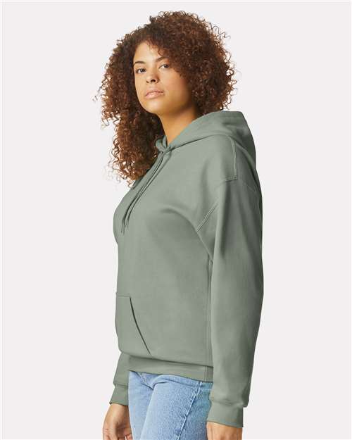 Gildan SF500 Unisex Softstyle? Midweight Hooded Sweatshirt - Side view