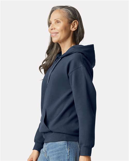 Gildan SF500 Unisex Softstyle? Midweight Hooded Sweatshirt - Side view