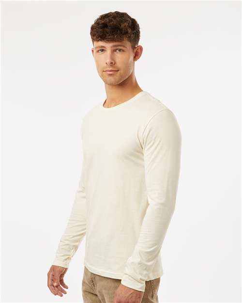Next Level 3601 Unisex Cotton Long Sleeve Tee - Side view