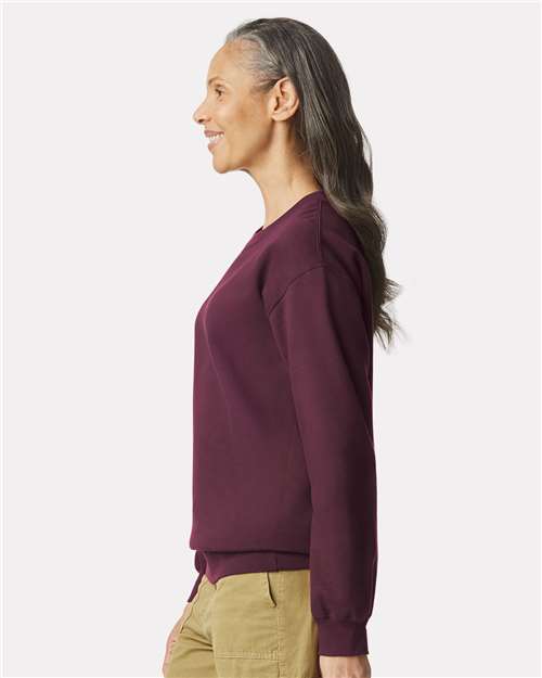 Gildan SF000 Unisex Softstyle? Midweight Crewneck Sweatshirt - Side view