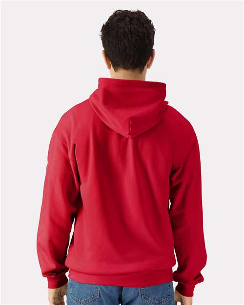 Gildan SF600 Unisex Softstyle? Midweight Full-Zip Hooded Sweatshirt - Back view