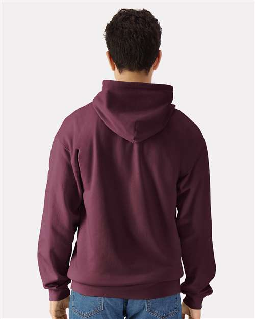 Gildan SF600 Unisex Softstyle? Midweight Full-Zip Hooded Sweatshirt - Back view