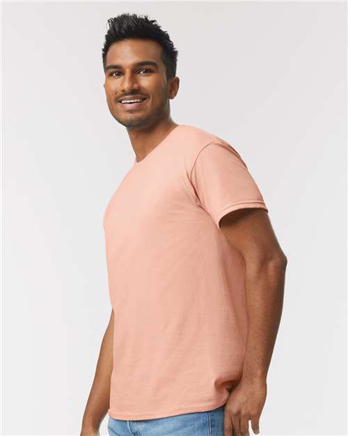 Gildan 5000 Unisex USA-Made Fine Jersey T-Shirt - Side view