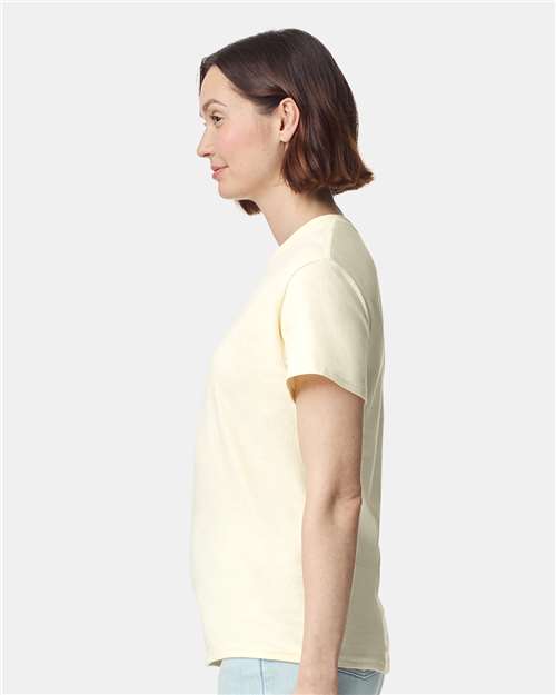 Gildan 5000 Unisex USA-Made Fine Jersey T-Shirt - Side view