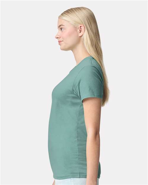 Gildan 5000L Women's Heavy Cotton? T-Shirt - Side view