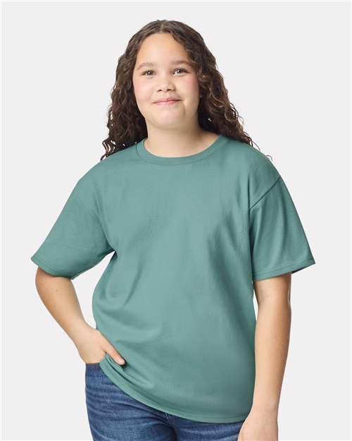Gildan 5000B Youth Heavy Cotton? T-Shirt - Front view
