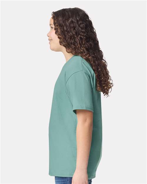 Gildan 5000B Youth Heavy Cotton? T-Shirt - Side view