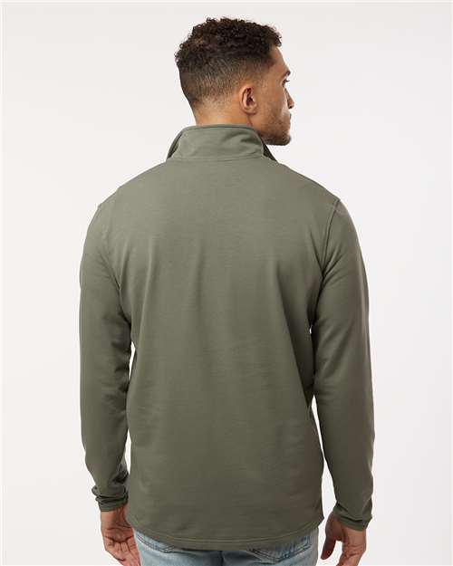 Independent Trading Co. EXP20PQ Men's Perform Quarter-Zip Pullover - Back view
