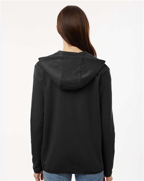Independent Trading Co. EXP30PZ Unisex Perform Full-Zip Hooded Sweatshirt - Back view