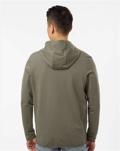Independent Trading Co. EXP30PZ Unisex Perform Full-Zip Hooded Sweatshirt - Back view