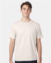 Hanes 5190 Unisex Beefy-T? Pocket T-Shirt - Front view