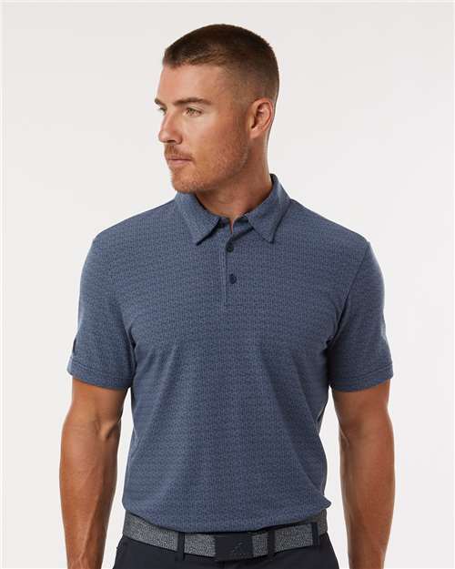 Adidas A702 Men's Blended Printed Polo - Front view