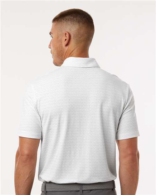 Adidas A702 Men's Blended Printed Polo - Back view