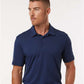 Adidas A704 Men's Textured Stripe Polo - Front view