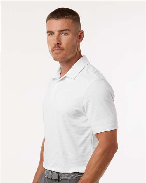 Adidas A704 Men's Textured Stripe Polo - Side view