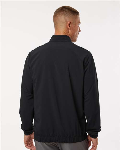 Adidas A705 Men's Stretch Woven Half-Zip Pullover - Back view