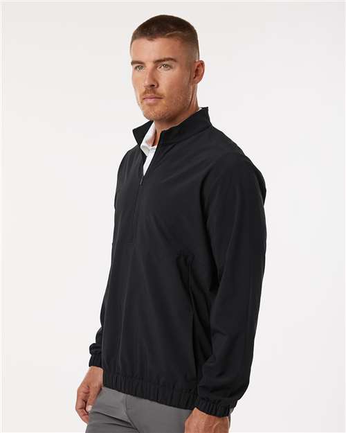 Adidas A705 Men's Stretch Woven Half-Zip Pullover - Side view