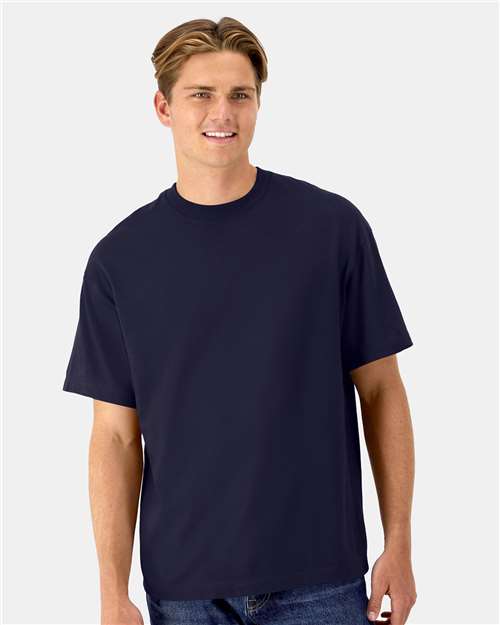Hanes 5180R Unisex Beefy-T? Retro Street T-Shirt - Front view