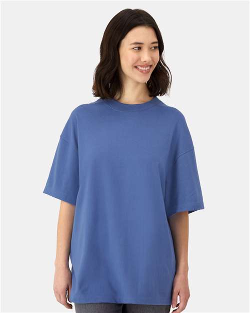 Hanes 5180R Unisex Beefy-T? Retro Street T-Shirt - Front view