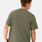 Hanes 5180R Unisex Beefy-T? Retro Street T-Shirt - Back view