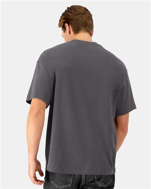 Hanes 5180R Unisex Beefy-T? Retro Street T-Shirt - Back view