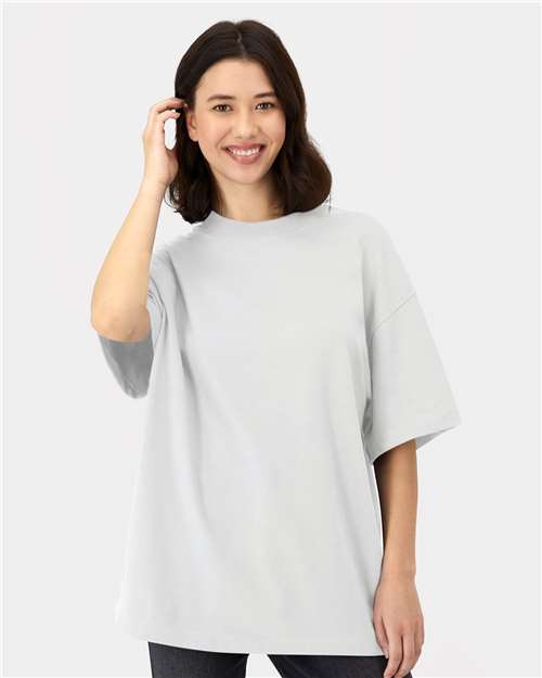 Hanes 5180R Unisex Beefy-T? Retro Street T-Shirt - Front view
