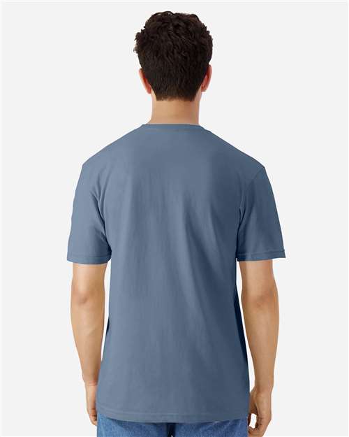 Gildan 3000 Men's Long Sleeve Jersey Baseball Tee - Back view