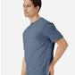 Gildan 3000 Men's Long Sleeve Jersey Baseball Tee - Side view