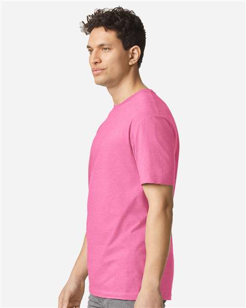 Gildan 3000 Men's Long Sleeve Jersey Baseball Tee - Side view