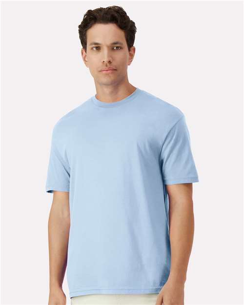 Gildan 3000 Men's Long Sleeve Jersey Baseball Tee - Front view