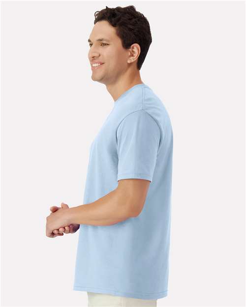 Gildan 3000 Men's Long Sleeve Jersey Baseball Tee - Side view