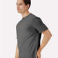 Gildan 3000 Men's Long Sleeve Jersey Baseball Tee - Side view