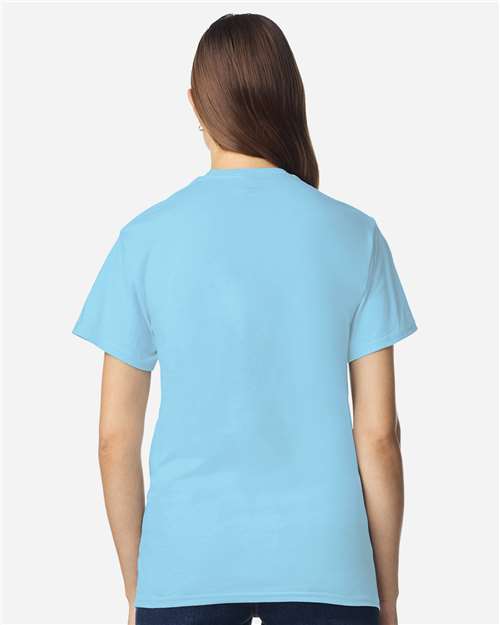 Gildan 3000 Men's Long Sleeve Jersey Baseball Tee - Back view