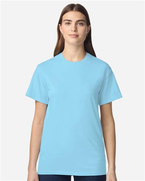 Gildan 3000 Men's Long Sleeve Jersey Baseball Tee - Front view
