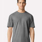 Gildan 3000 Men's Long Sleeve Jersey Baseball Tee - Front view