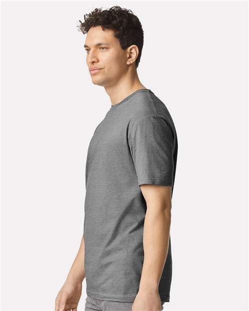 Gildan 3000 Men's Long Sleeve Jersey Baseball Tee - Side view