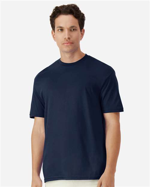 Gildan 3000 Men's Long Sleeve Jersey Baseball Tee - Front view