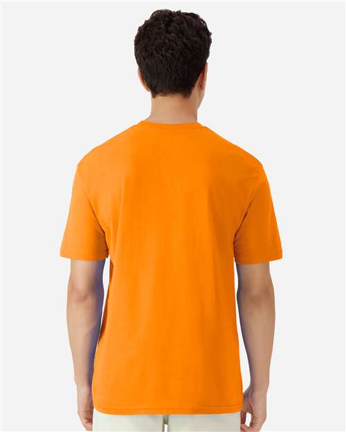 Gildan 3000 Men's Long Sleeve Jersey Baseball Tee - Back view