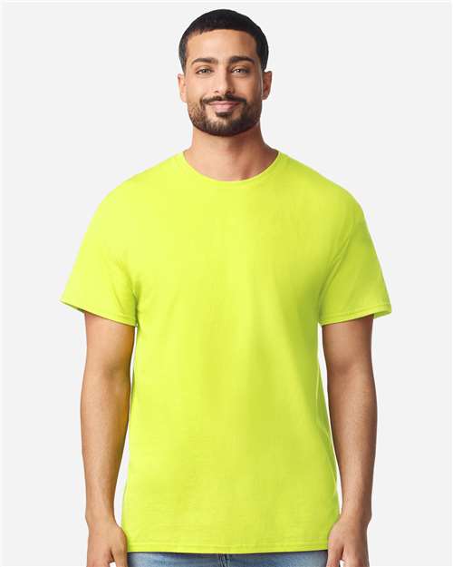 Gildan 3000 Men's Long Sleeve Jersey Baseball Tee - Front view